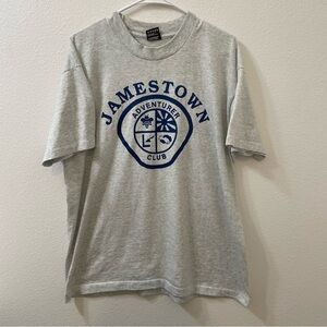 Fruit of the loom Jamestown adventurer club shirt gray vintage xl